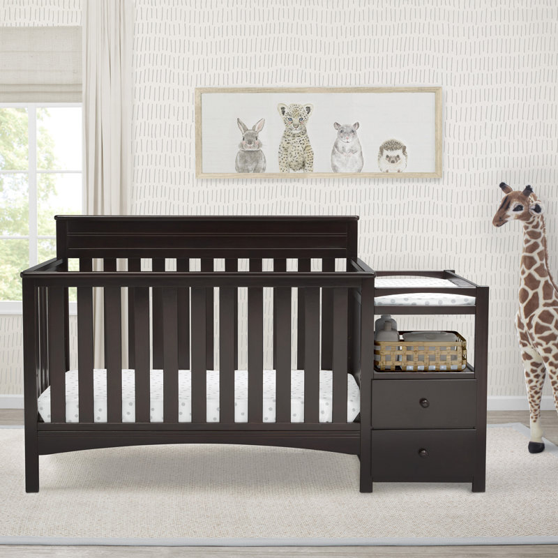 Delta Children Presley 3in1 Convertible Crib and Changer & Reviews